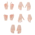 thumbnail image 2 of 5 Pares De Manos Femeninas Hugo 1/6 para Accesorio De 12 Pulgadas Rosado, 2 of 9