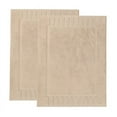 thumbnail image 2 of Superior Leo Cotton Geometric Border Bath Mat, 22" x 35", Set of 2, Camel, 2 of 10
