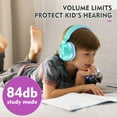 thumbnail image 3 of Seenda Kids Headphones, Wired Headphones for Kids On-Ear with Microphone, Foldable Stereo Tangle-Free Headphones for Girls Boys School Travel, 3 of 6