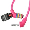 thumbnail image 5 of Uxcell 1.2M Bike Lock Cable, Combination Bicycle Lock 5 Digit Resettable Combination Anti Theft for Bicycles, Pink, 5 of 5