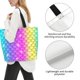 thumbnail image 3 of Disketp Rainbow Scales2 Bolsa Tote Estampada para Mujer, Bolso de Hombro y de Mano para Compras y Viajes, 3 of 8