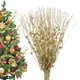 thumbnail image 3 of 1 paquete de oro 1 bigotes de dragón empapados en oro y plata árbol de Navidad decoración del salón de bodas 43 cm espuma + alambre ANGGREK Otros, 3 of 8