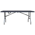 thumbnail image 1 of Mesa de Resina Mainstays 180 x 76 x 74 Tipo Tablón Negro, 1 of 4