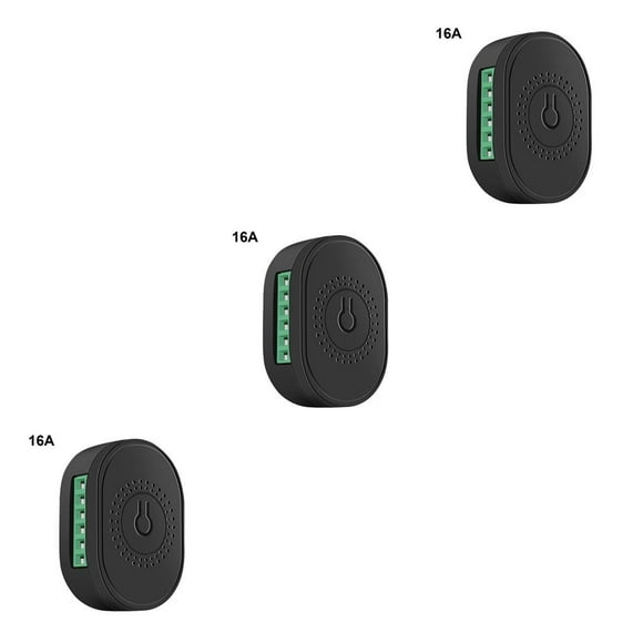 Matsuzay Tuya WiFi Smart Switch Light 16A Mini Módulo de 2 vías DIY On Off Can Timing Control Interruptor inalámbrico para Type1 NO1