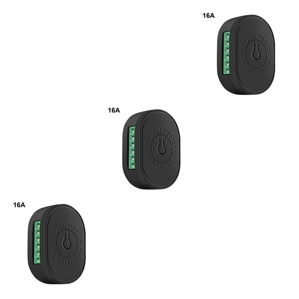 Matsuzay Tuya WiFi Smart Switch Light 16A Mini Módulo de 2 vías DIY On Off Can Timing Control Interruptor inalámbrico para Type1 NO1
