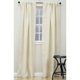 thumbnail image 2 of SARO 0811.N4284 Burlap Jute Country Chic Curtain Panel - Natural, 2 of 5