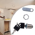 thumbnail image 2 of MYG Cam Lock Security Lock 16-30mm Cam Lock Door Mail Box Furniture Locker 2 Key, 2 of 9