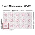 thumbnail image 3 of jejeloiu Bow Personalized Gifts Fabric by the Yard 5 Yards,Bowknot Latter O Fabric for Sewing,Pink Cartoon Bowtie Home Decor Fabric by the Yard For Princess,Lightweight Room Decoration, 3 of 6