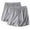 Grey, variant on Cameland 2PC Womens Plus Sized Pajama Shorts Solid Color Cotton Lounge Shorts Loose Fitted Sleep Shorts Softs Comfy Elastic Bottoms