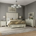 thumbnail image 2 of Camila Dresser with Mirror in Creamy White, 2 of 8