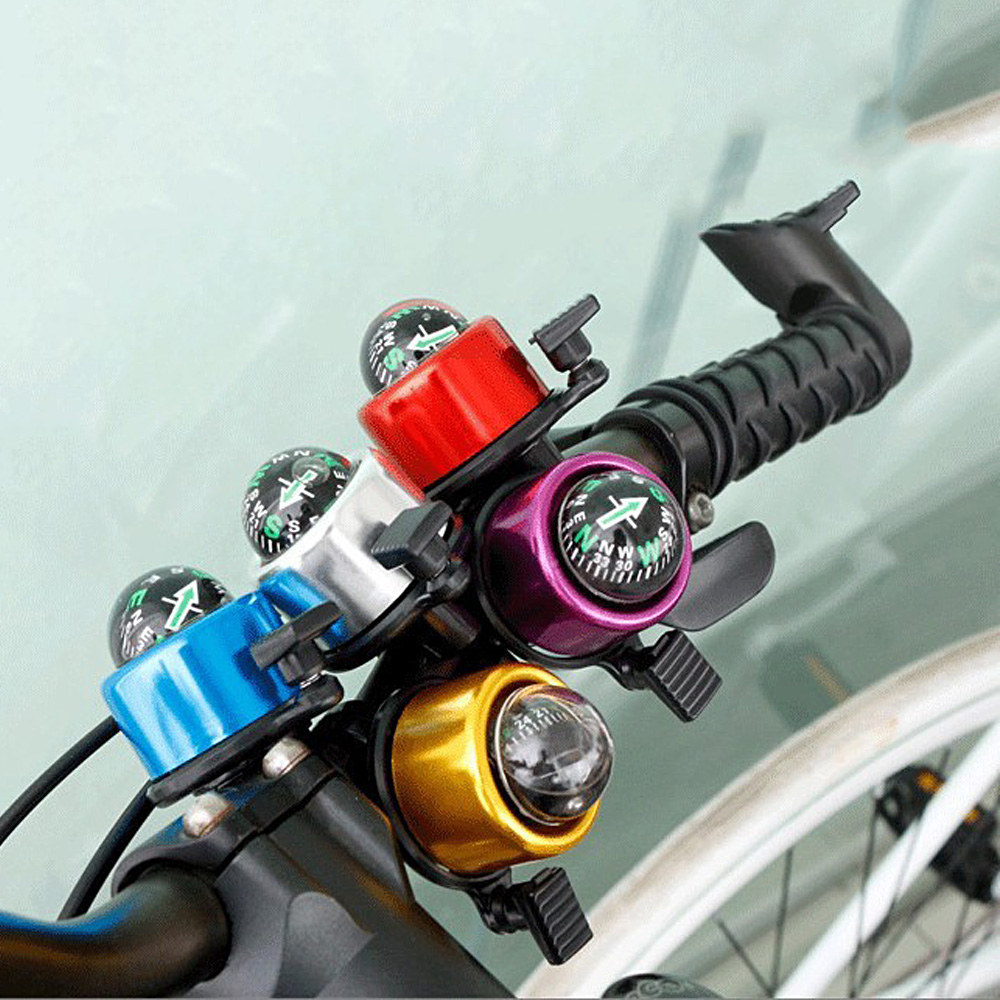 bicycle bell with compass