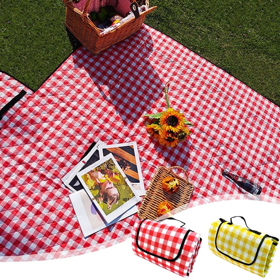 OEFNTAC Extra Large Picnic Blanket Oversized Waterproof Picnic Blanket 79in Machine Washable Triple Layer for Beach Lawn Camping Stain Foldable Outdoor Festival Mat