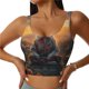 thumbnail image 1 of Balery Flower Meditating Rabbit Sujetadores deportivos con espalda cruzada para mujer, acolchados, sin costuras, de alto impacto, ideales para yoga, gimnasio, entrenamiento y fitness.-XX-Large, 1 of 8