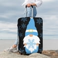 thumbnail image 4 of Uemuo Christmas Gnome Snowflake Printed Washable Luggage Cover - Fashion Suitcase Protector Fits 18-32 Inch Luggage -X-Large, 4 of 9