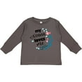 thumbnail image 3 of Inktastic My Nonna Loves Me for Girls Granddaughter Girls Long Sleeve Toddler T-Shirt, 3 of 5