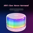 thumbnail image 3 of K8 Bluetooth Mini Speaker Wireless Speaker Colorful LED TF Card USB Subwoofer Portable MP3 Music Sound Column For PC Phone, 3 of 9