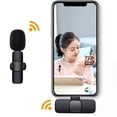 thumbnail image 2 of Wireless Lavalier Microphone Set, Universal Wireless System Offers Seamless Omn Directional Sound for Podcasts and Videos, Easy To Use for Beginners and Pros Alike (2PCS), 2 of 5
