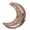 Rose Gold, variant on LLDYYDS Hanging Disco Ball Moon Shaped 8 Inch Silver Stage Mirror Ball for Christmas Tree, Party, Room, Courtyard One Size
