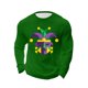 thumbnail image 5 of Camisetas Casuales de los Hombres de Moda Suelta Elástica Fitness Home Carnaval Impreso de Manga Larga con Cuello Redondo con Poliéster Suave, Top Transpirable, 5 of 5