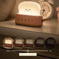 thumbnail image 5 of Toaster Night Light, Cute LED Bedside Lamp with Sleep Timer and Adjustable Brightness, Portable Rechargeable Desk Lamp for Bedroom, Living Room, Childs, Girls and Gift Decor, 5 of 5