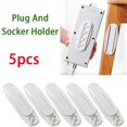 thumbnail image 2 of Wall-Mounted Sticker Punch-free Plug Fixer Home Self-Adhesive Socket Fixer Storage, 2 of 5