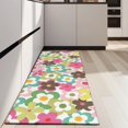 thumbnail image 4 of Pioneer Flower Floral Print Pattern Kitchen Rug Mat,Kitchen Runner Rugs Non Skid Washable,Decorative Kitchen Floor Mats for Kitchen,Sink,Laundry,17"X47", 4 of 5