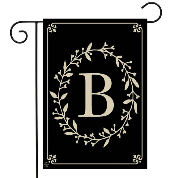 Briarwood Lane Classic Monogram Letter B Garden Flag