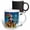 Multicolor, variant on 3drose, Charming Firefighter Man. Merry Christmas. Artsy Greeting Card, Gift, 15oz Mug