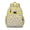 Yellow-25, variant on Bohemian Floral Elephant Backpack Baby Elephant and Mandala Pattern Bookbag for Students with Abstract Ethnic Hand-Drawn Design