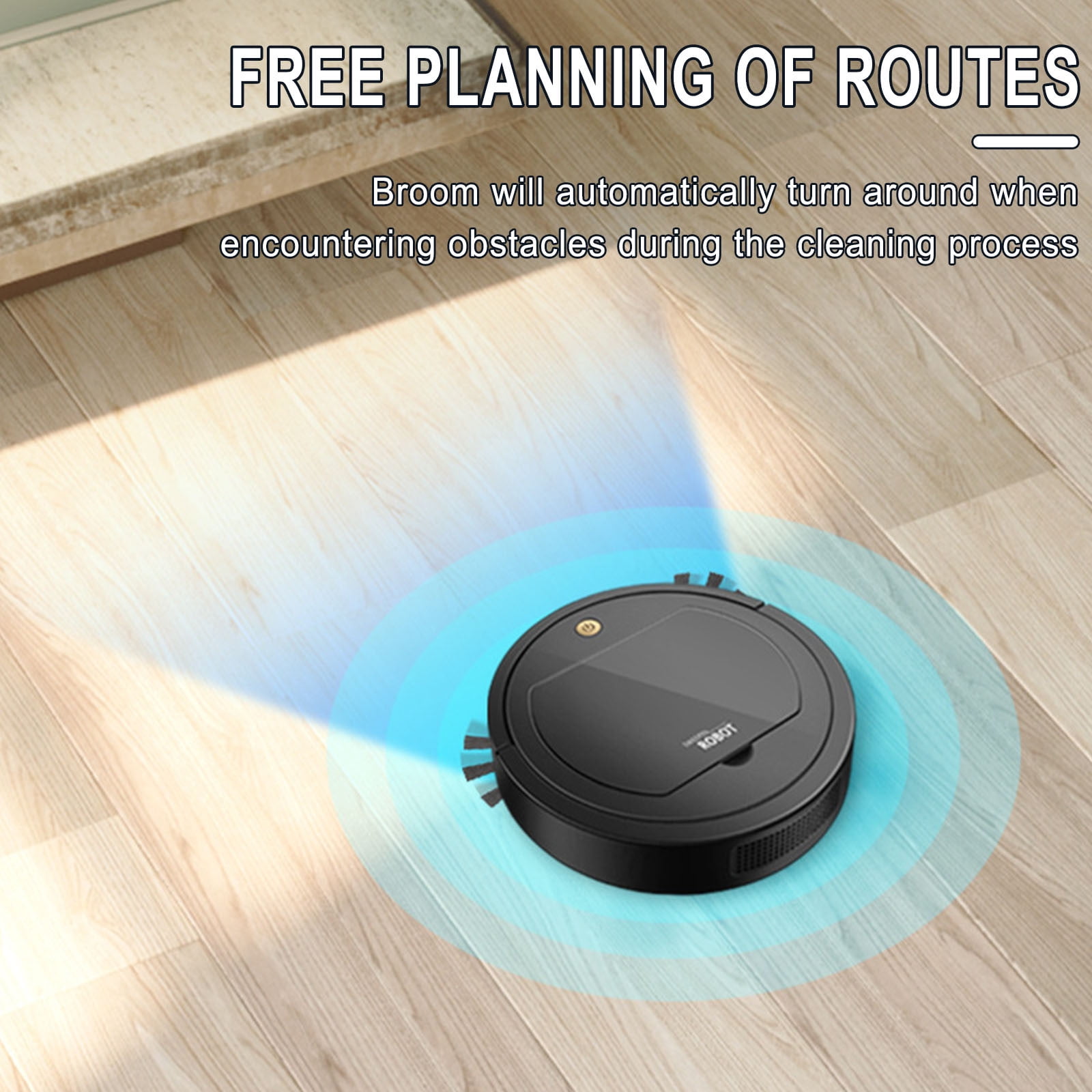 Ovzne Robot Vacuum Cleaner Self-Charging Robotic Vacuum Cleaner, Strong Suction Voice Control for Hardfloor and Carpet 2024 Home