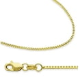 thumbnail image 4 of Nana Jewels 22" Adjustable Box Necklace Chain-Made in Italy- 0.8mm-10k Yellow Gold, 4 of 7