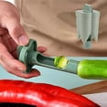 thumbnail image 3 of 2 Piezas Descorazonador de Pimientos, Removedor de Núcleo de Semillas de Pimientos, Dispositivo Separador de Núcleo de Frutas y Verduras, 3 of 5
