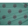 thumbnail image 4 of oneOone Polyester Lycra Fabric Floral Block Printed Fabric 1 Yard 56 Inch Wide, 4 of 4