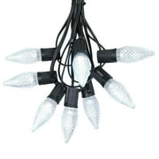 25 Foot C9 LED Christmas Light Set, Hanging String Lights, Black Wire - Bild 33 von 51