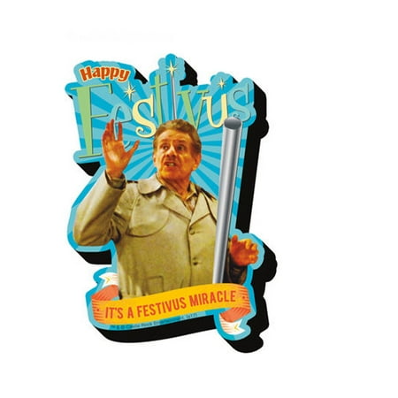 Happy Festivus Chunky Magnet 4 x 3 Seinfeld Frank Costanza Miracle Gift (The Best Of Frank Costanza)
