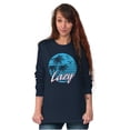 thumbnail image 4 of Lazy Beach Bum Procrastinator Retro Long Sleeve TShirt Men Women Brisco Brands M, 4 of 6