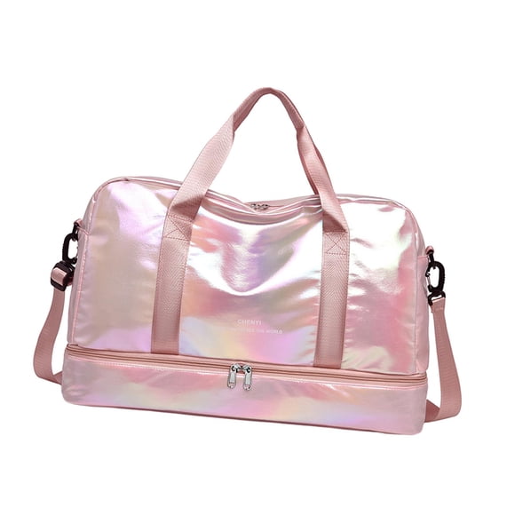 Bolsa de viaje Bolsa diagonal de hombro moderna para entrenamiento deportivo Ejercicio Fitness Rosa Yuyangstore Bolso de yoga