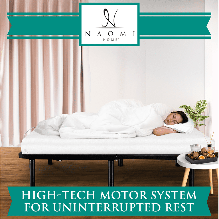 NaomiHope3000 Naomi Home Serenity Electric Adjustable Queen Bed Frame, Head