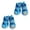 Blue, variant on OCCOA Summer Breathable Mesh Shoes Small Dog Sandals, Non-slip Sole Pet Shoes for Outdoor Walk, Elastic Fastening Cushioned Puppy Boots, Pink