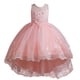 thumbnail image 1 of Vestido para niñas, vestido de princesa con bordado de hilo esponjoso para actuación de piano, 1 of 6