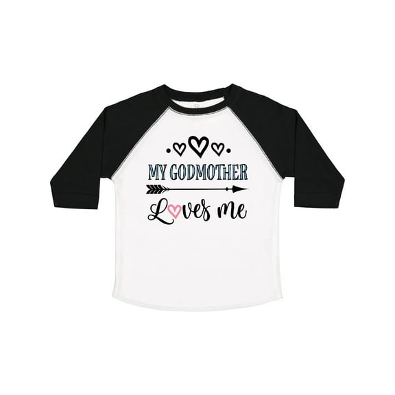 Inktastic My Godmother Loves Me Godchild Boys or Girls Toddler T-Shirt