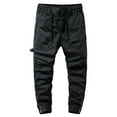 thumbnail image 4 of Men's Basic Tech Woven Track Jogger Pants, Quick Dry, Lightweight, Stretchable, 4 of 7