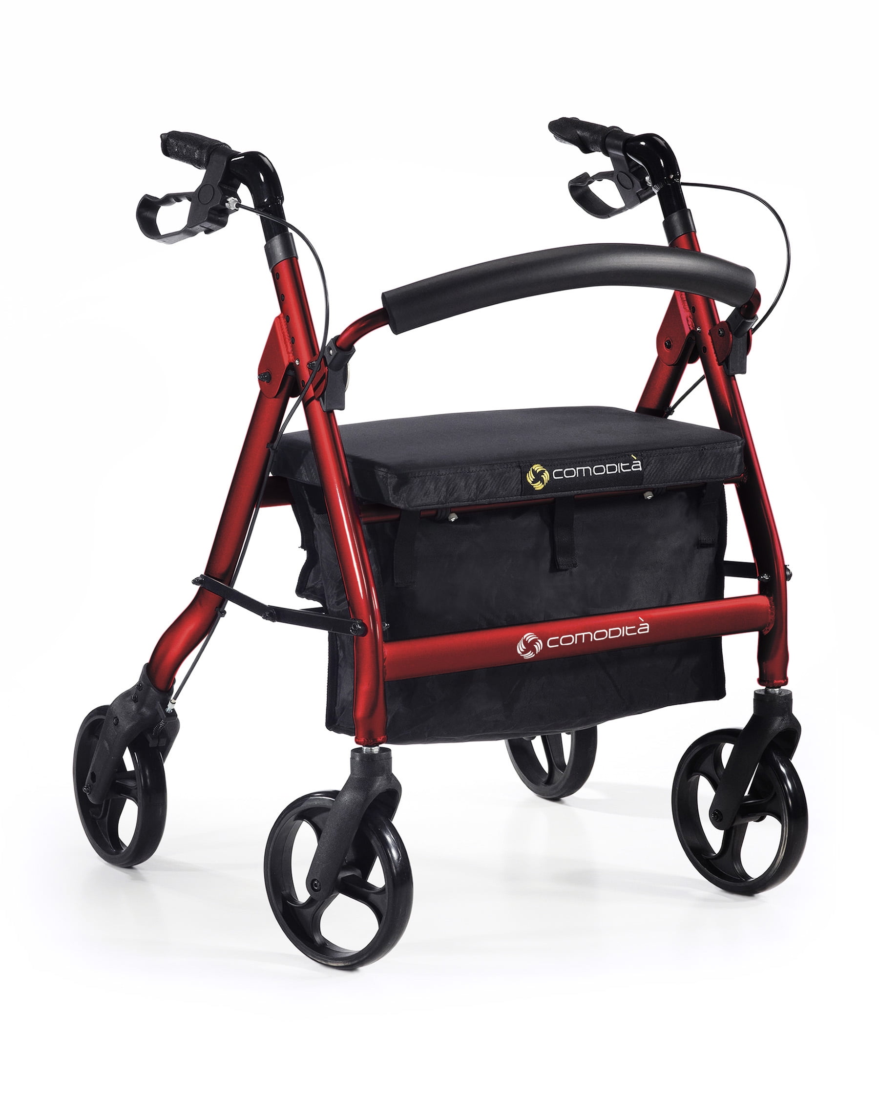 Comodita Spazio Extra Wide HeavyDuty Rollator Walker with Comfortable