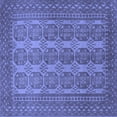thumbnail image 1 of Ahgly Company Indoor Square Persian Blue Traditional Area Rugs, 8' Square, 1 of 4