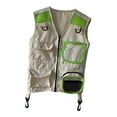 thumbnail image 2 of DOLITY Kids Explorer Vest Cargo Vest for Fishing Halloween Birthday Gift Boys Girls green, 2 of 8