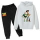 thumbnail image 5 of Conjunto de sudaderas con capucha Lotso para niños, Woody, Buzz Lightyear, sudaderas con capucha de Toy Story de dibujos animados para niños, camisetas y pantalones largos, traje de 2 piezas para niño, 5 of 5