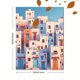 thumbnail image 3 of Qisvanset Retro Rainbow Arc Canvas Print 12x16 Inch Cafe Dining Art, 3 of 8