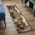 thumbnail image 4 of Farm Animals Runner Rugs 2x6 ft Pastoral Landscape Farmhouse Rooster Hen Chicken Barn Washable Hallway Rugs Non-Slip Floor Mats Absorbent Carpet Bedside Runners for Bedroom Kitchen Laundry Room, 4 of 9