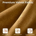 thumbnail image 5 of Pirecart Modern Velvet Accent Chair, Comfy Upholstered Side Arm Chair for Living Room, Bedroom, Reading, Barrel Chairs with 3 Legs, Brown, 5 of 8