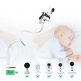 thumbnail image 2 of Newest Upgraded Multifunction Universal Camera Holder Stand For Baby Monitor Mount On Bed Cradle Adjustable Long Arm Bracket White, 2 of 6
